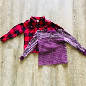 Boys Long Sleeve Shirts-Size 5T